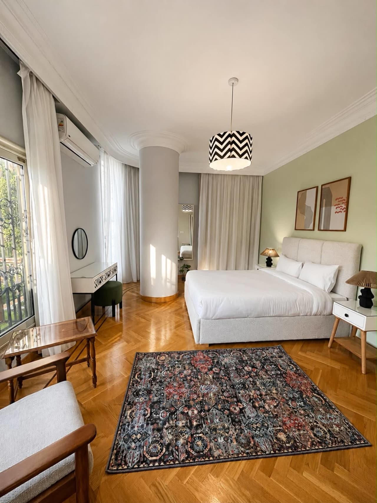 Relaxed 1BR in Maadi with Gym & Terrace Access — Cairo