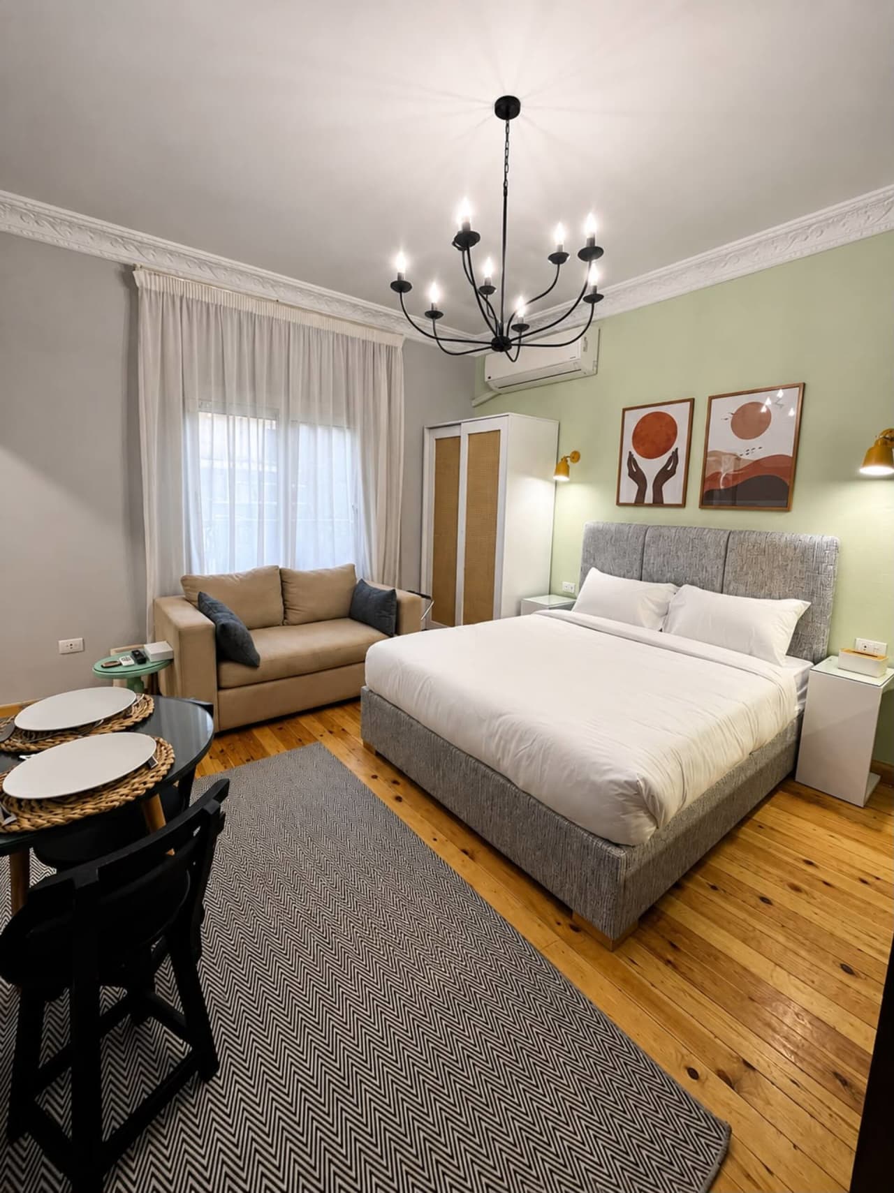 Homey Studio in Maadi with Gym & Terrace Access — Cairo
