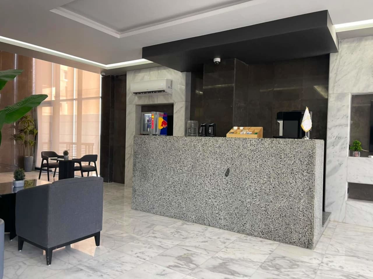 Modern Studio in New Cairo with roof access — First New Cairo Qism