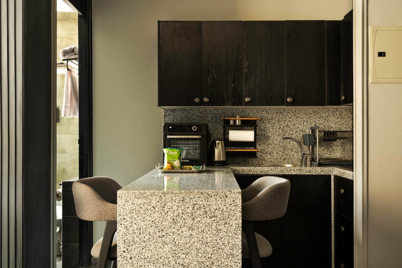 Modern Studio in New Cairo with roof access — First New Cairo Qism