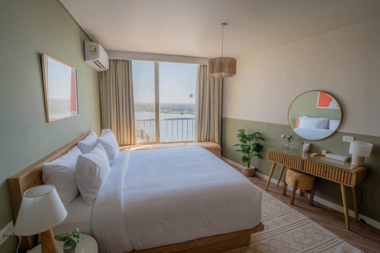 Bright 2BR apartment in Maadi Nile view — Maadi El Khabiry El Sharkia