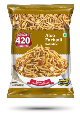 420 ALOO FARIYALI KALI MIRCH – Snacks & Beverages at Priyanka Super Bazaar