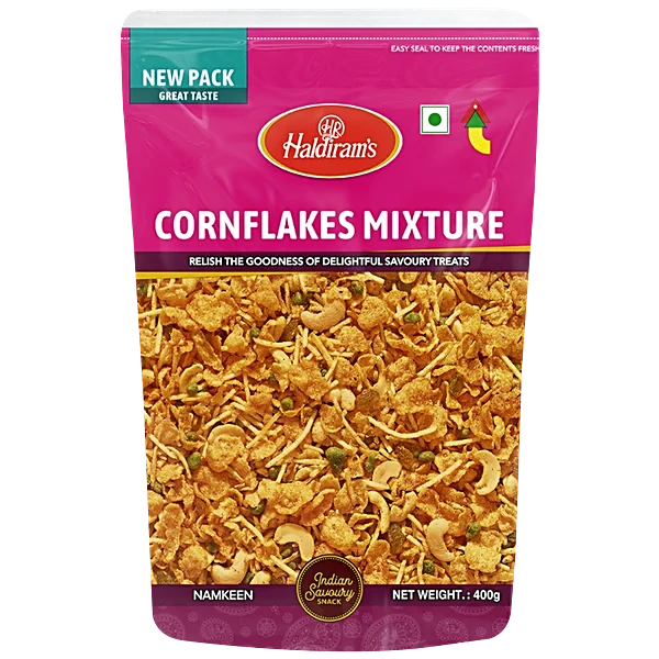 HALDIRAM CORNFLAKES MIXTURE – Snacks & Beverages at Priyanka Super Bazaar