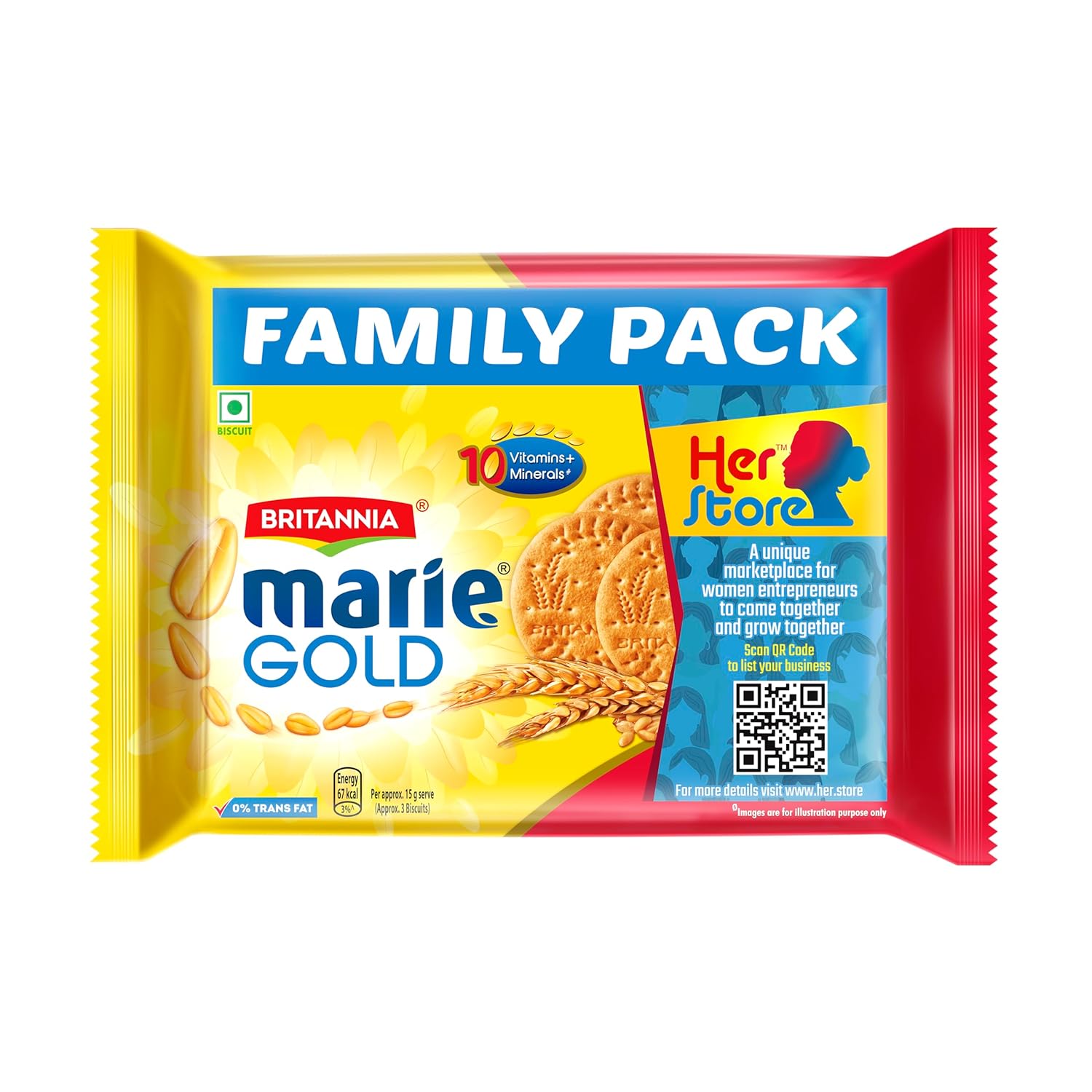 BRITANNIA  MARIE GOLD – Snacks & Beverages at Priyanka Super Bazaar