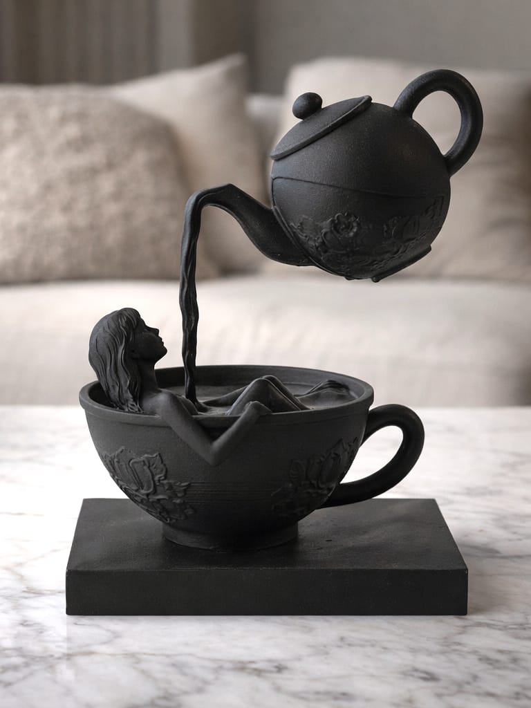 The Silent Pour - Floating Teapot product image