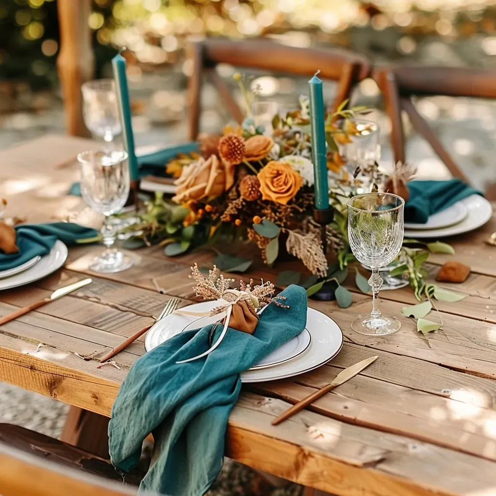 rustic-romance-decor-outdoor-place-setting-orange-teal.webp
