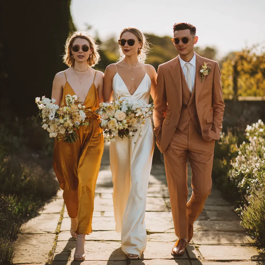 wedding-party-candid-walking-outdoor-golden-light-full-body.webp