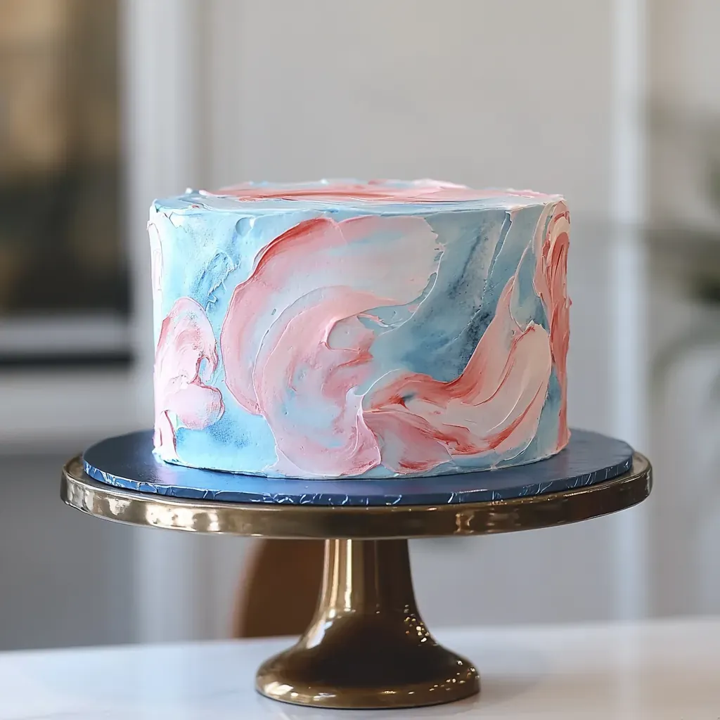 one-tier-cake-abstract-hand-painted-blue-and-pink-swirls.webp