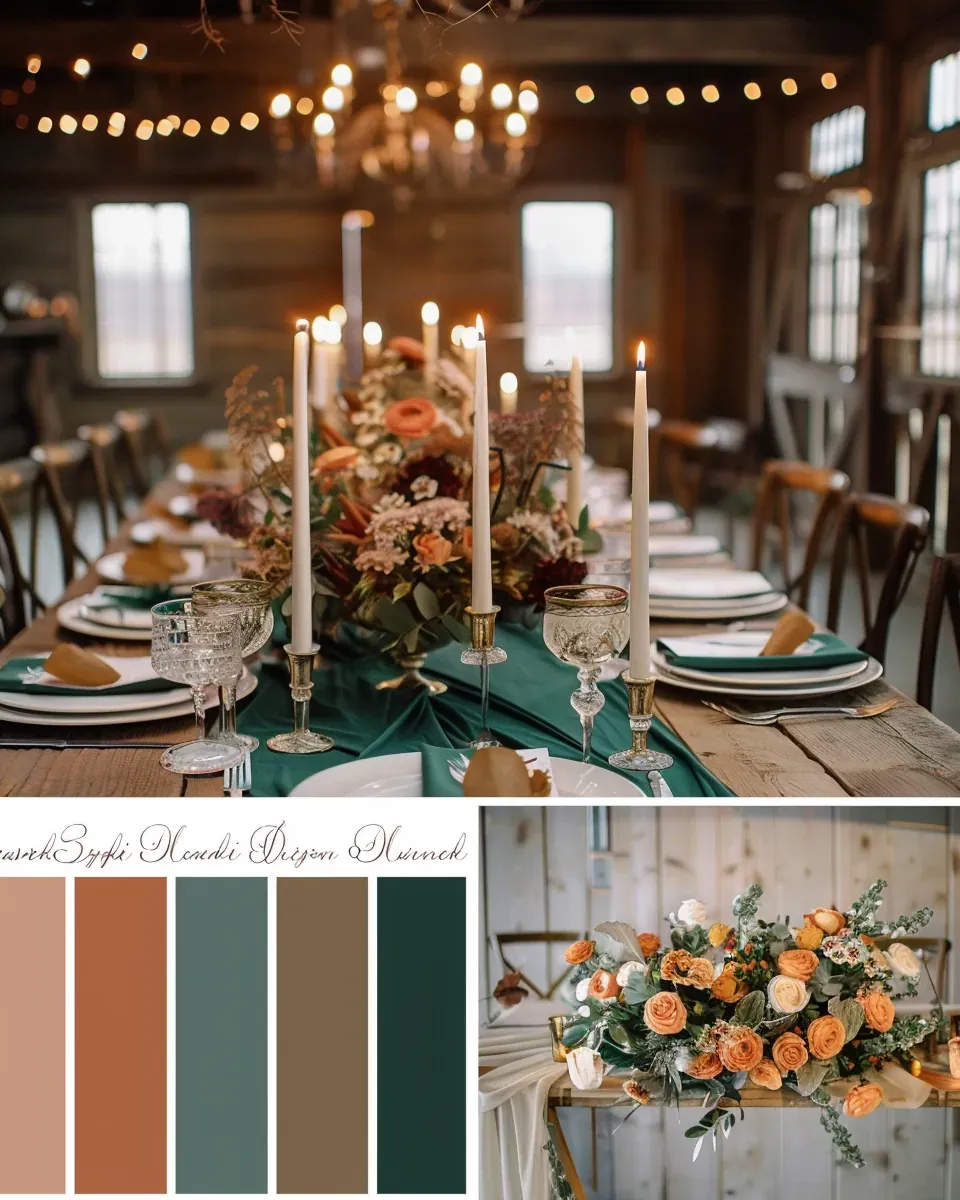barn-setting-decor-collage-emerald-terracotta-palette.webp