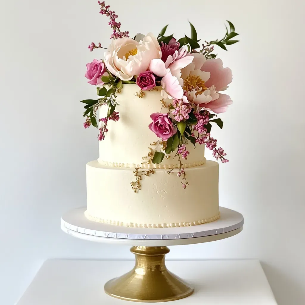 Floral Wedding Cake cake 2