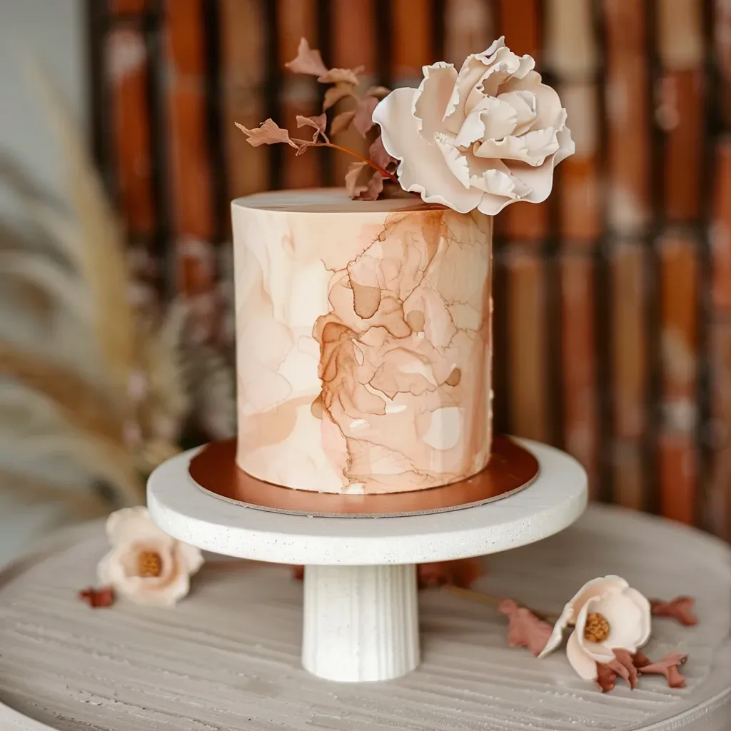 Modern & Minimal Wedding Cake cake 16