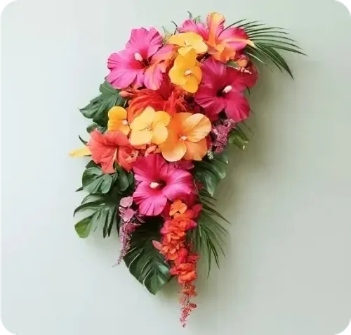 Crescent wedding flowers