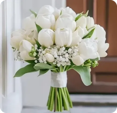 Round wedding flowers