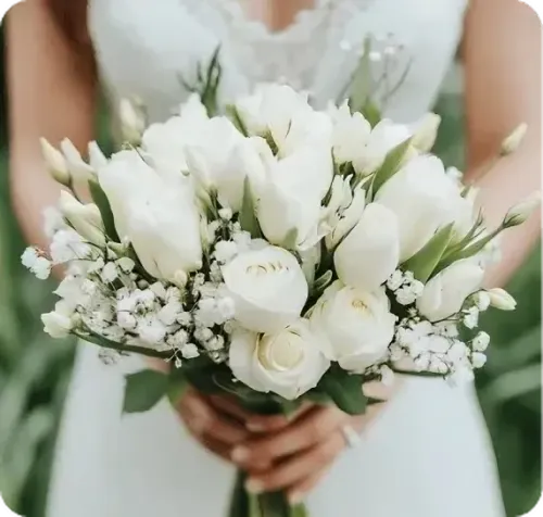 Posy wedding flowers
