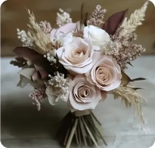 Posy wedding flowers