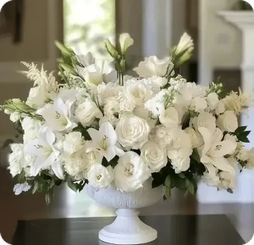 Traditional wedding flowers