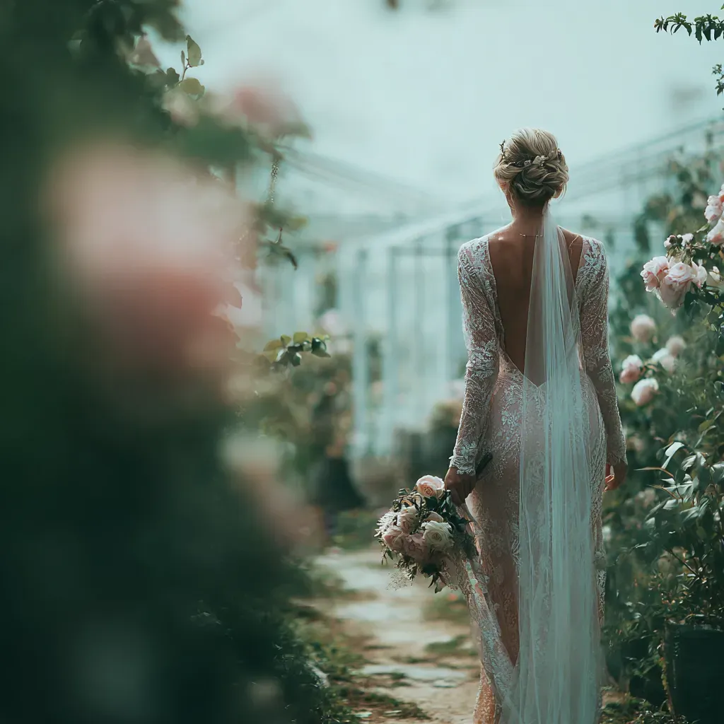 forest-blush-bride-open-back-lace-dress-garden-path.webp