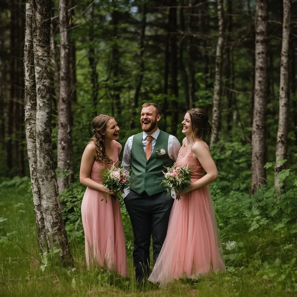 b-and-g-vintage-garden-love-groomsman-two-bridesmaids-laughing.webp