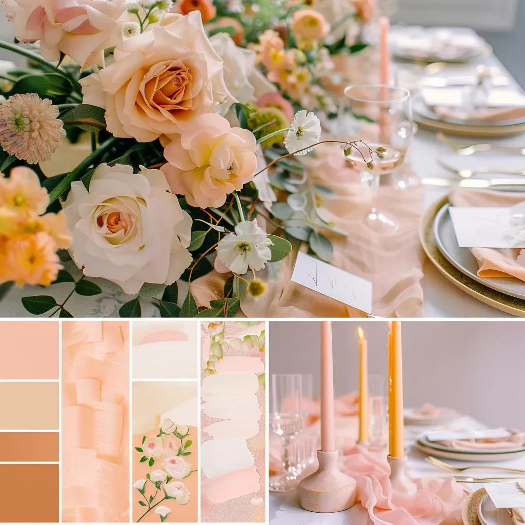 color-palette-table-decor-collage-blush-peach-napkins.webp