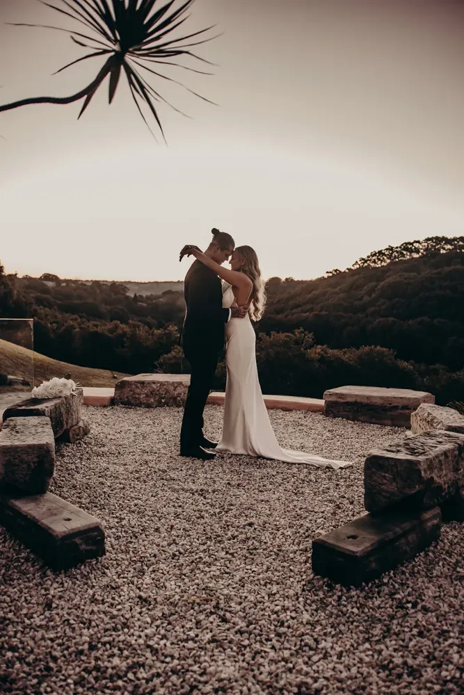 Monique and Josh wedding photo