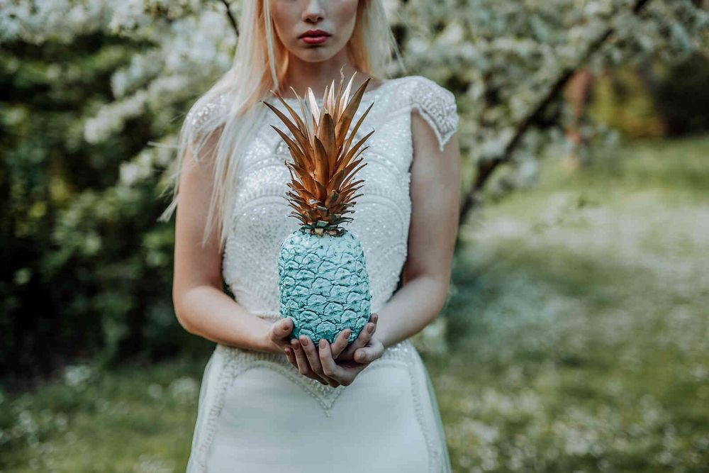 Heide Museum wedding photo