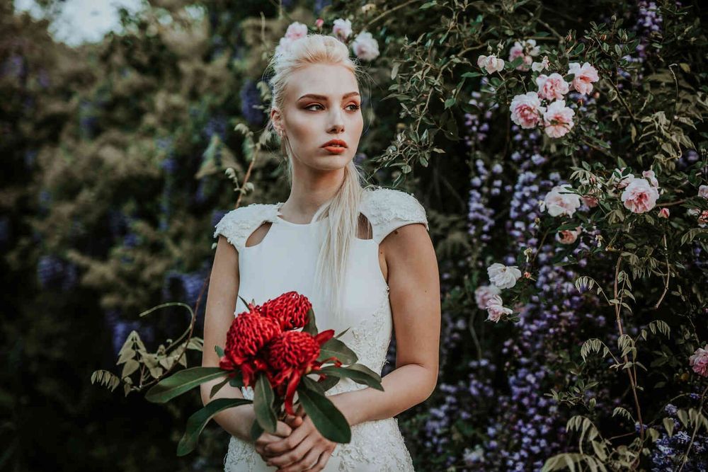 Heide Museum wedding photo