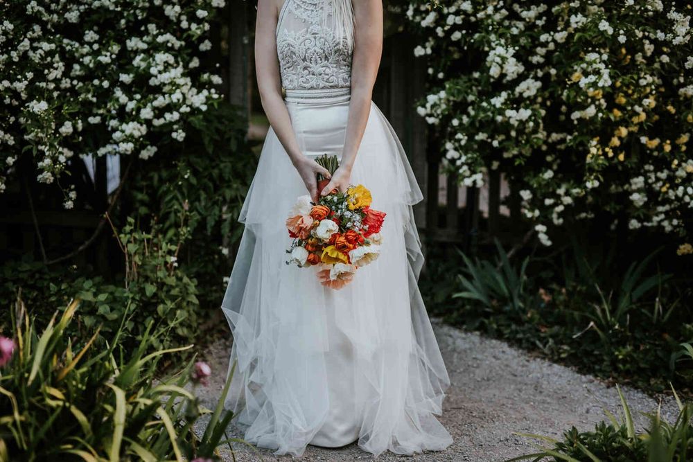 Heide Museum wedding photo