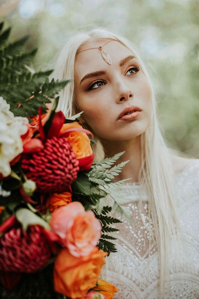 Heide Museum wedding photo