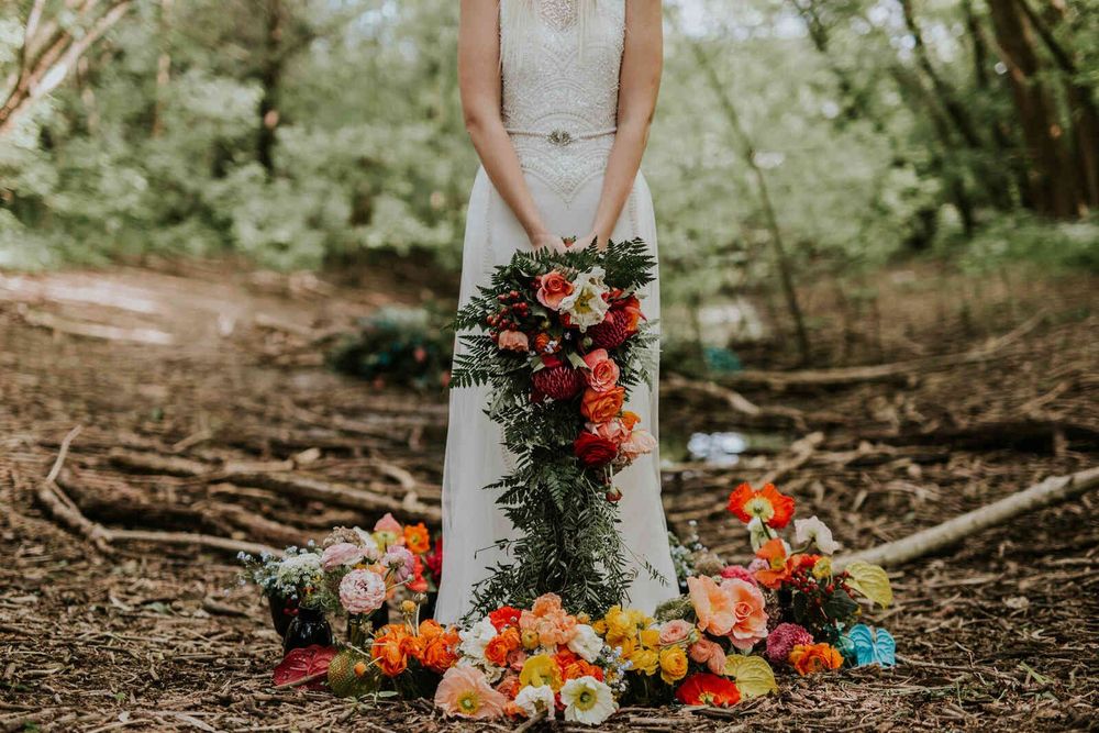 Heide Museum wedding photo