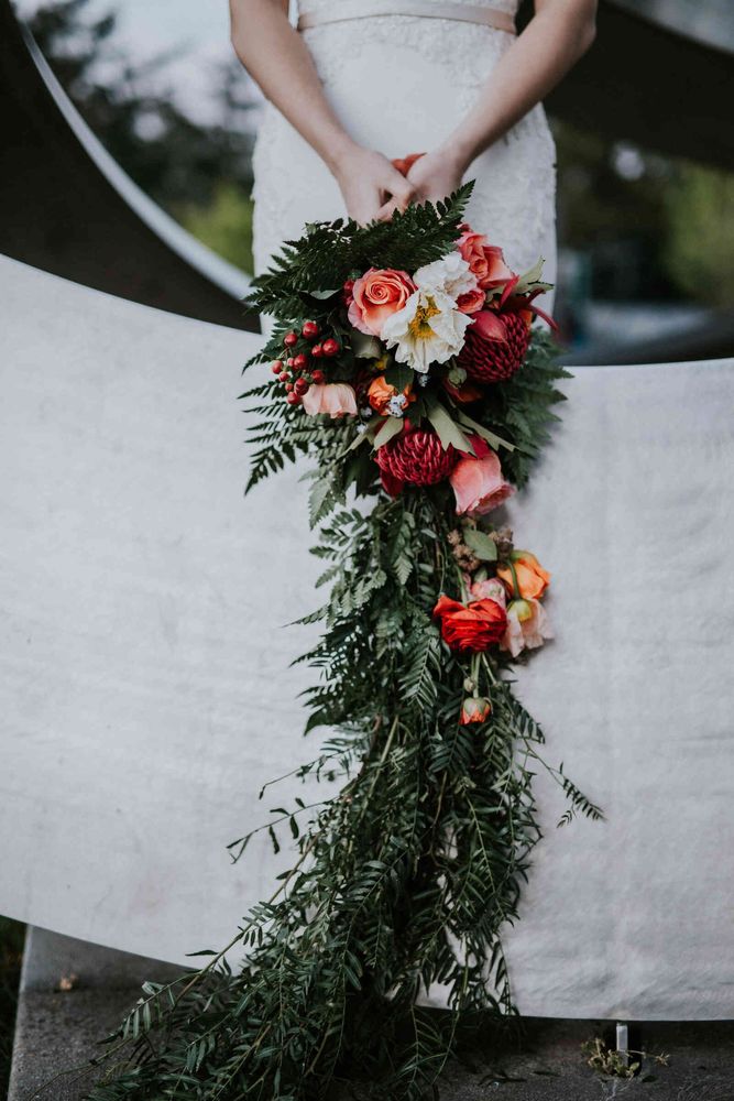 Heide Museum wedding photo