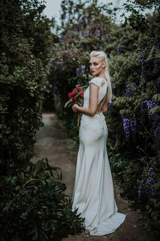 Heide Museum wedding photo