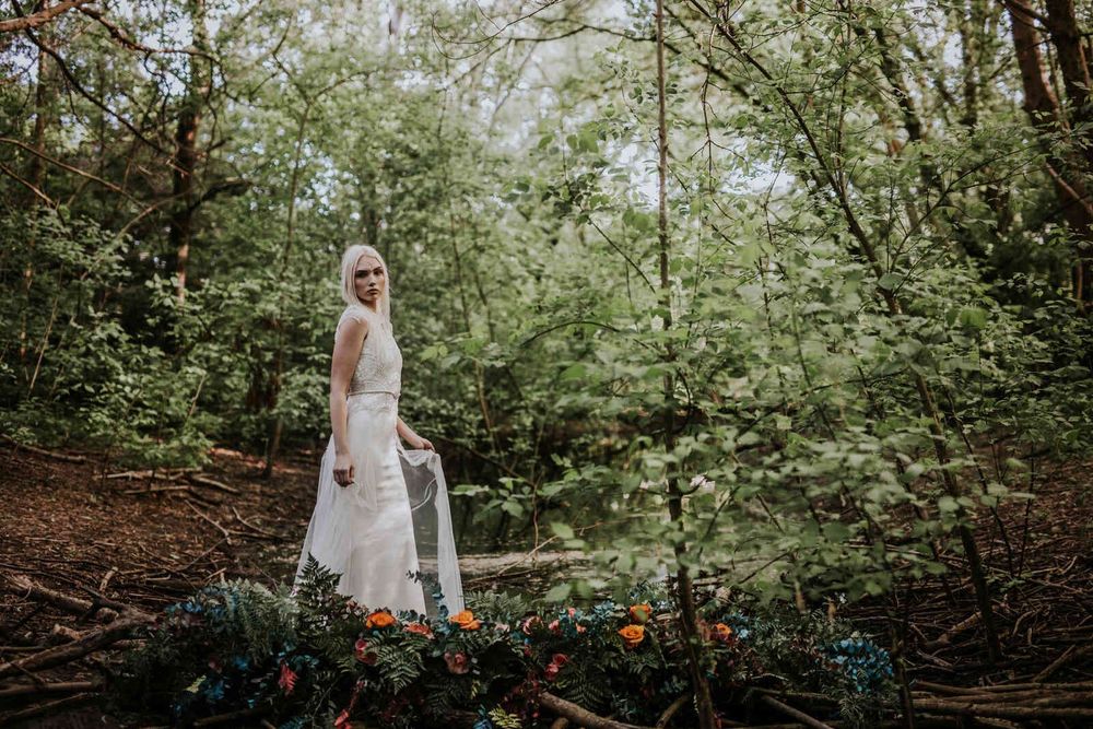 Heide Museum wedding photo