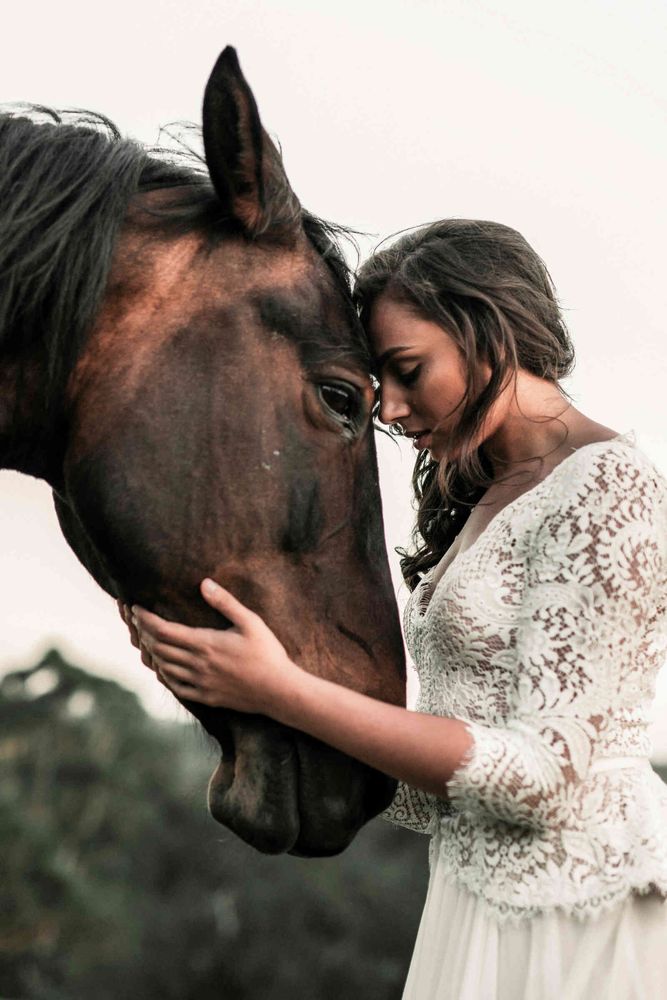 Horse Ranch wedding photo