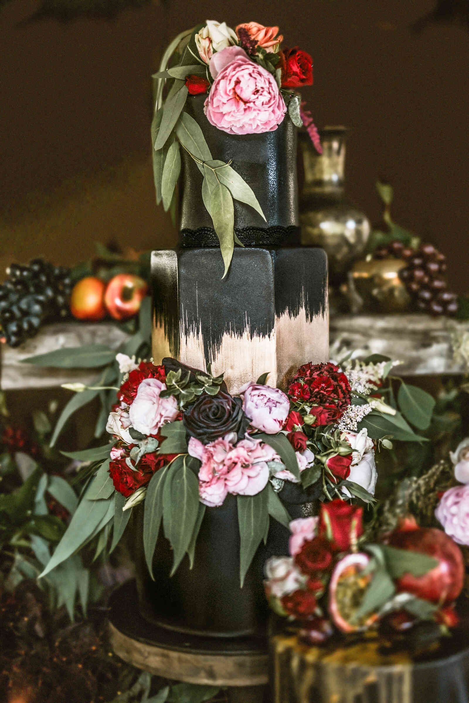 hexagonal_black_cake_copper_brushstrokes_0ad1d7cf92