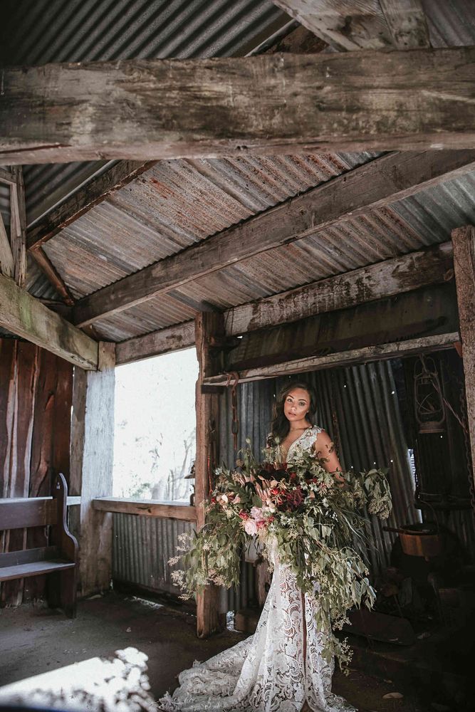 Horse Ranch wedding photo