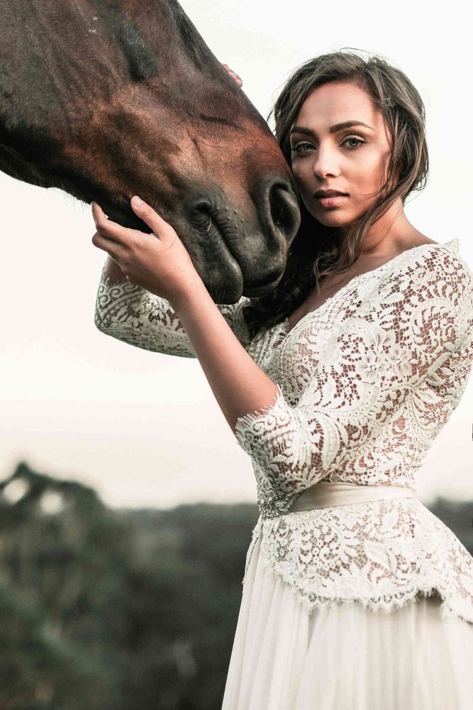 Horse Ranch wedding photo