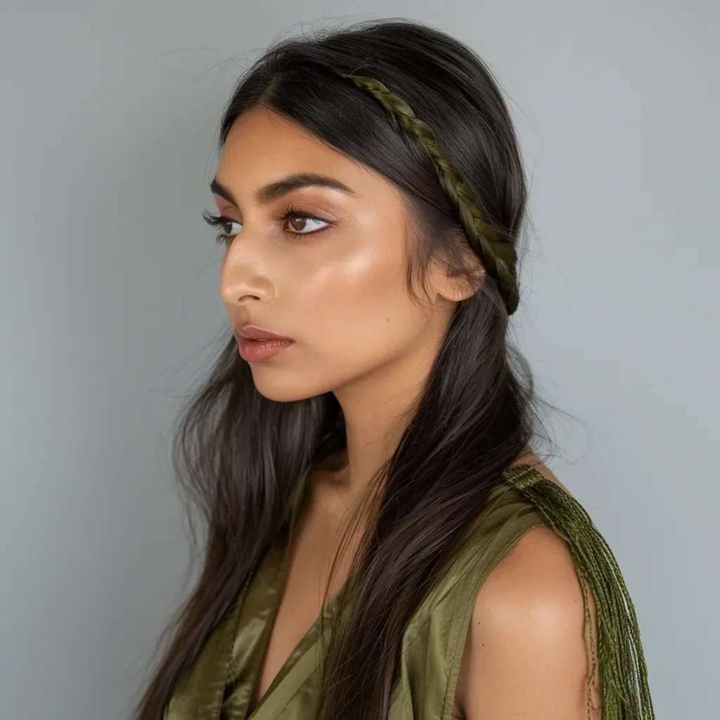 Half up, half down Real Wedding Style Shoot