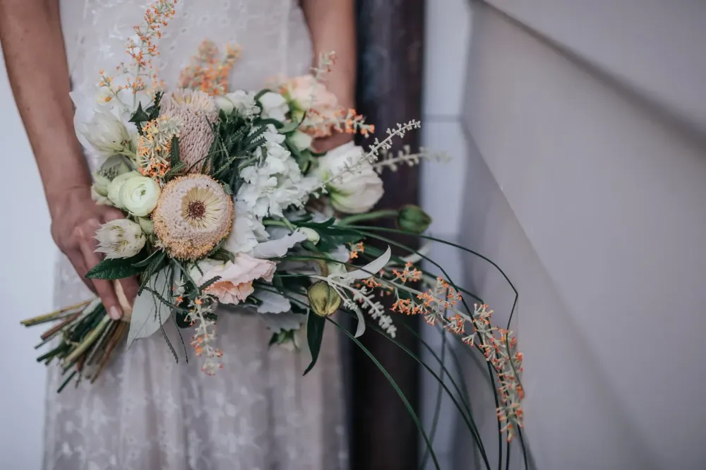 Byron bay beach wedding photo
