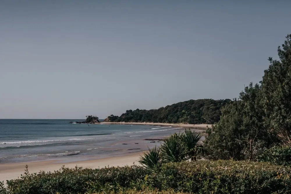 Byron bay beach wedding photo