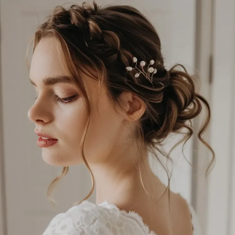 Updo's wedding hairstyle