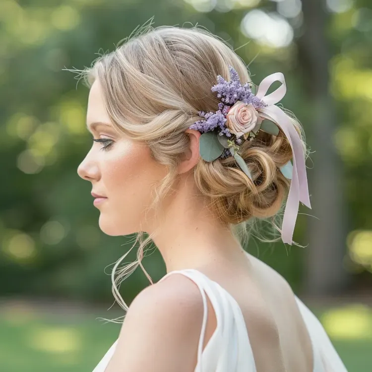 Updo wedding hairstyle