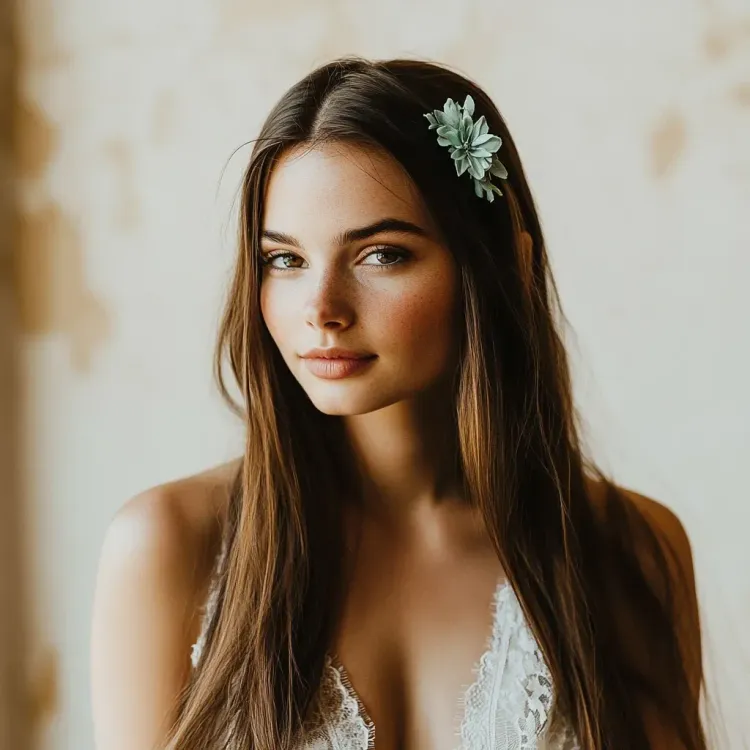 Down Style wedding hairstyle