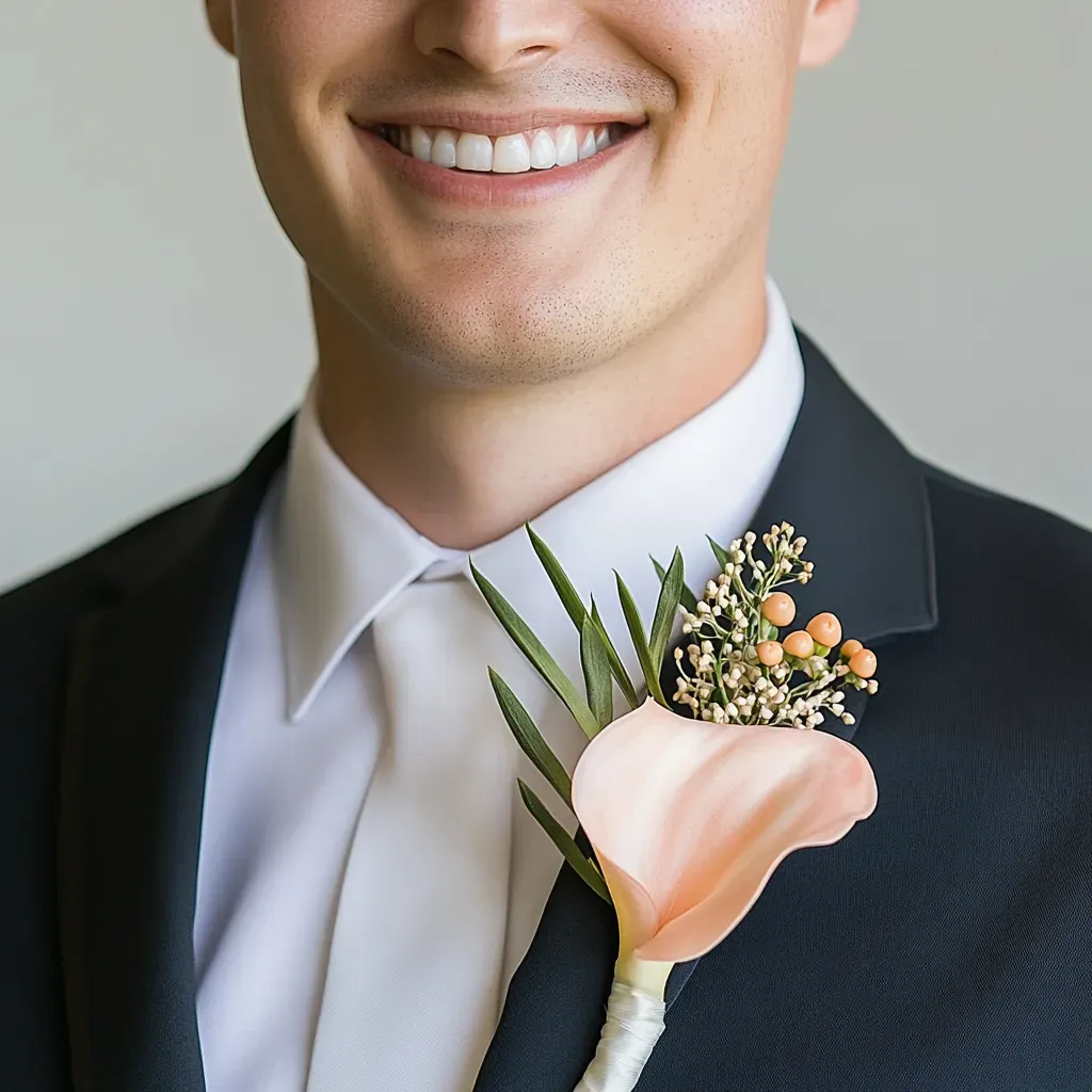 soft-peach-harmony-contemporary-groom-boutonniere-blush-calla-lily.webp