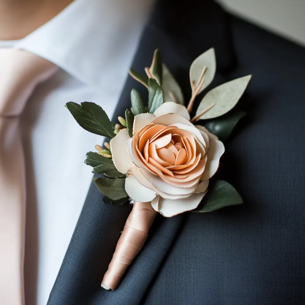 soft-peach-harmony-stylish-boutonniere-peach-sola-wood-flower-olive.webp