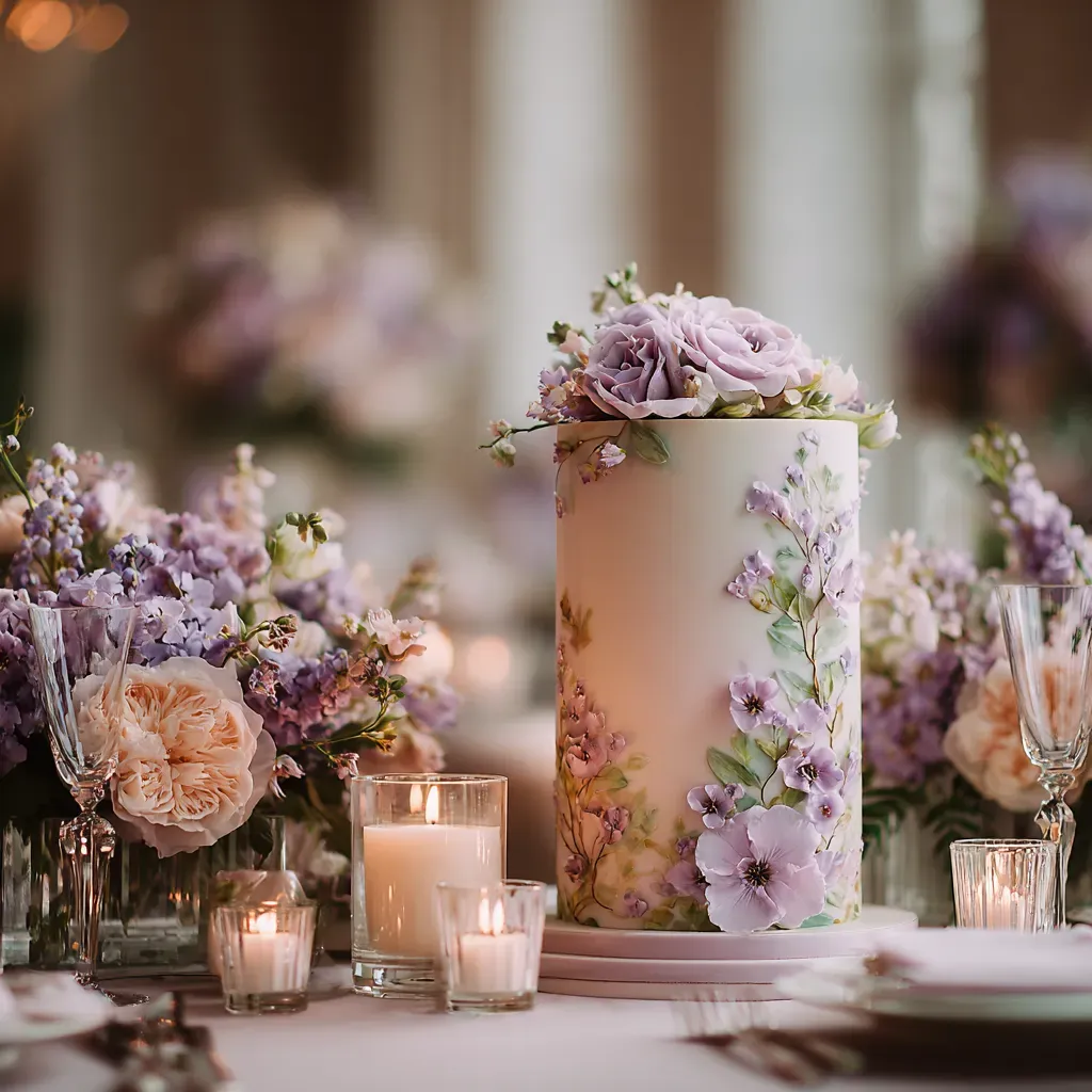 Floral Wedding Cake cake 15