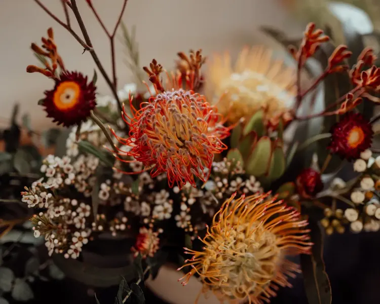 Australian Natives wedding flowers