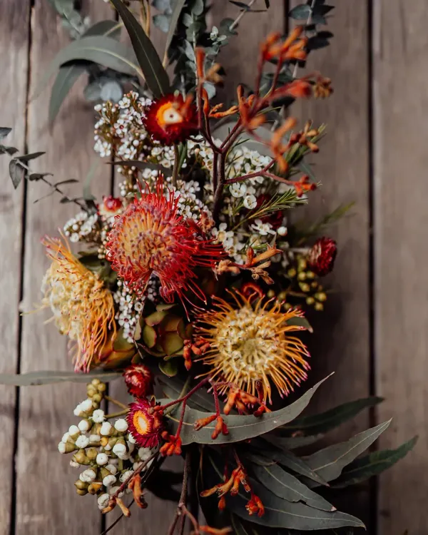 Australian Natives wedding flowers