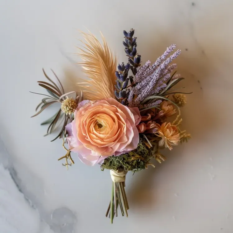 Boutonnier wedding flowers