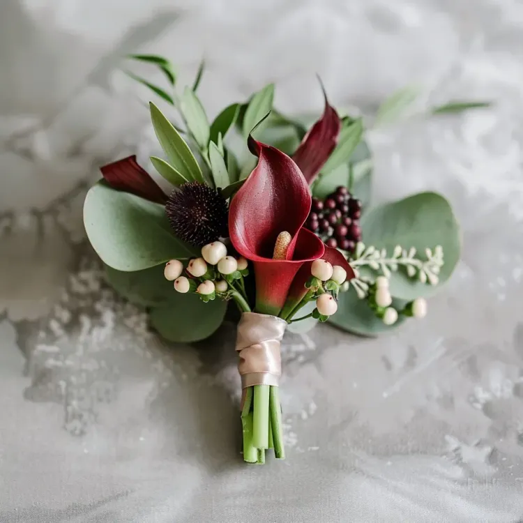 Boutonnier wedding flowers