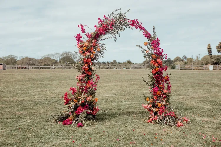 Ceremony wedding flowers